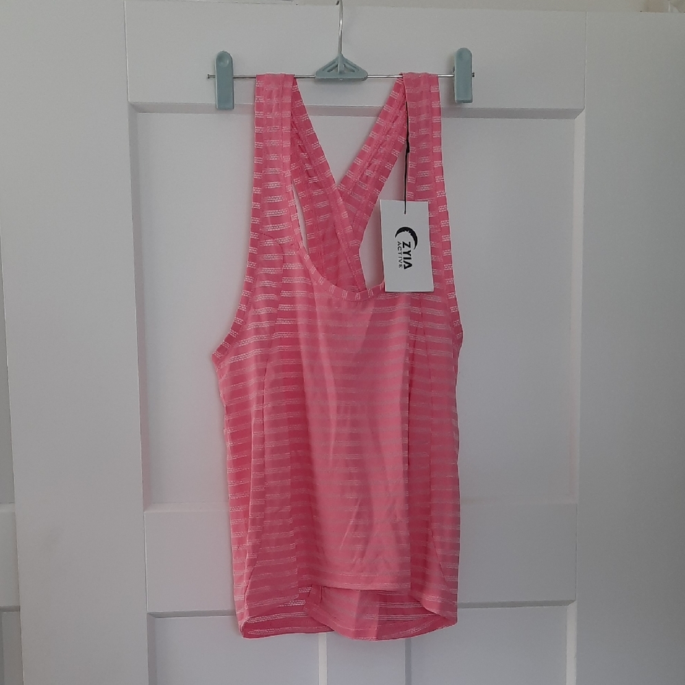 NWT Zyia Nimbus Split Back Tank Small